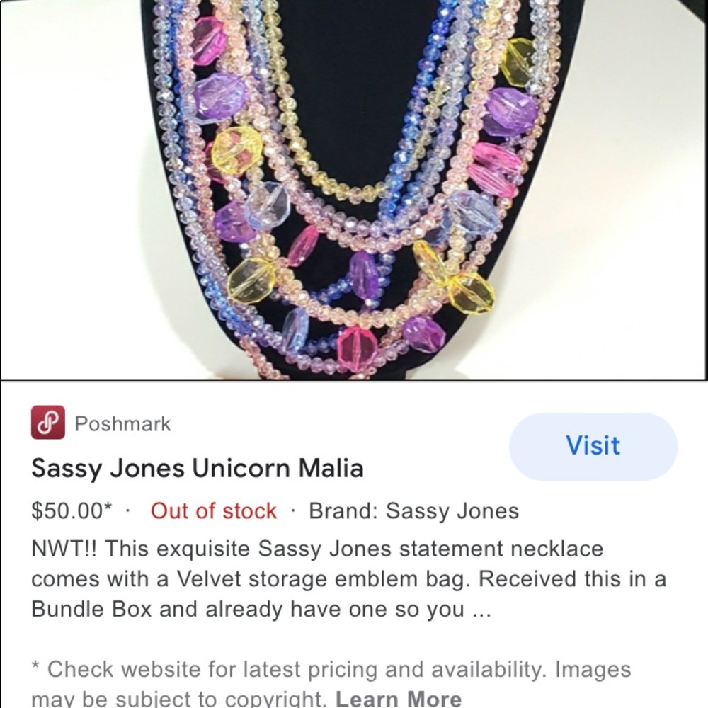 Sassy Jones Unicorn Malia